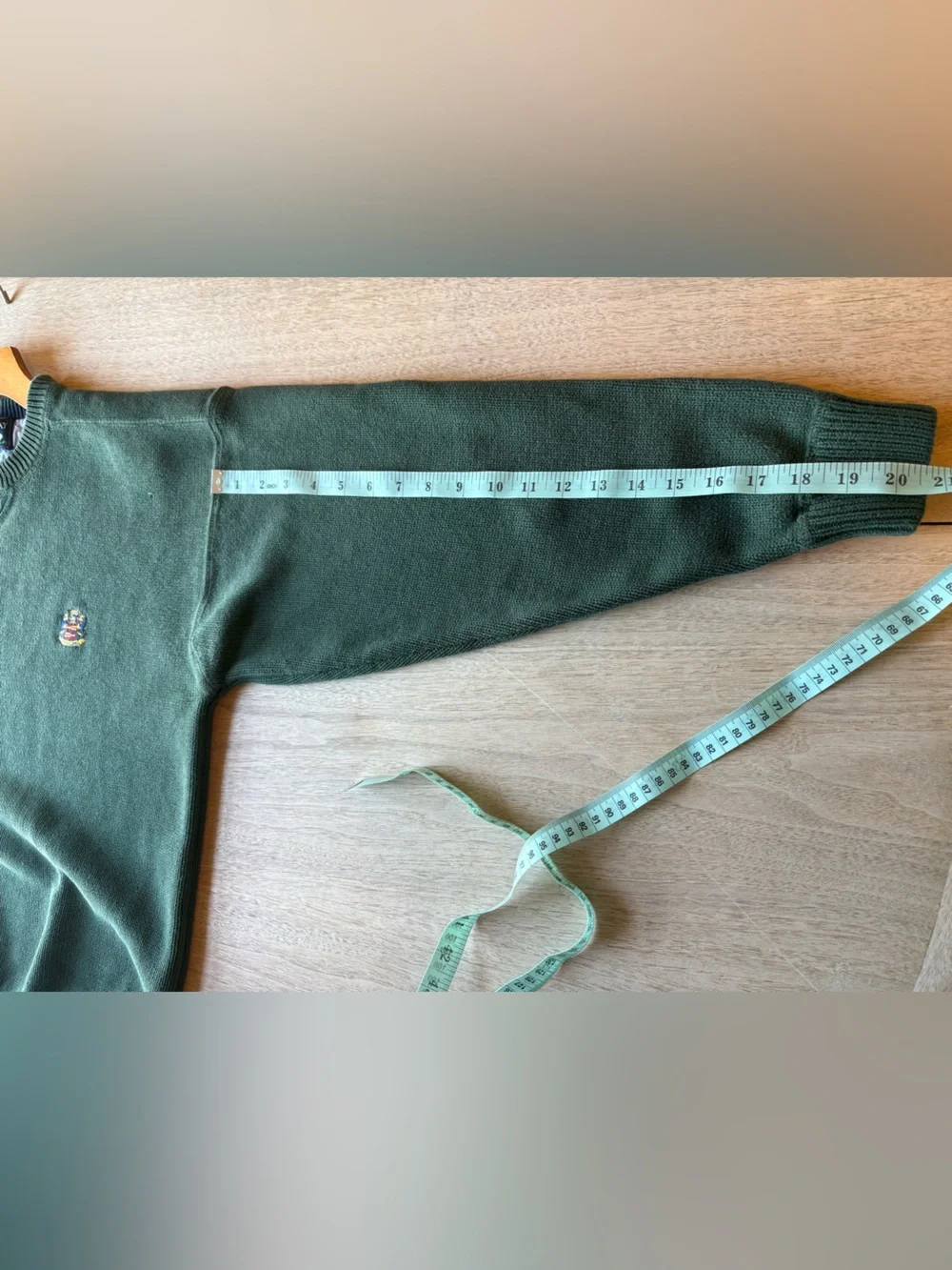 Vintage Knit Crewneck Sweater Woods & Gray